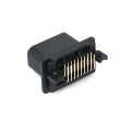 18P waterproof connector with 90 degree gold plating