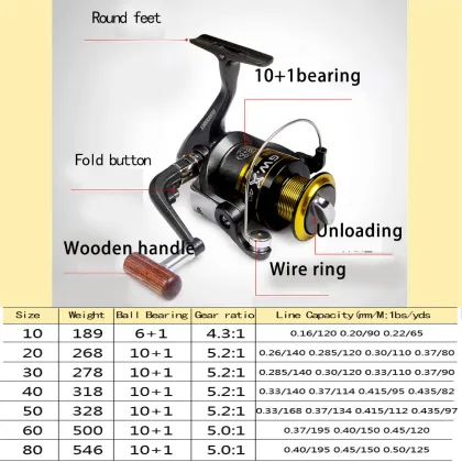 Competitive Price Teben Salt Water BG MQ Penn Fishing Spinning Reel