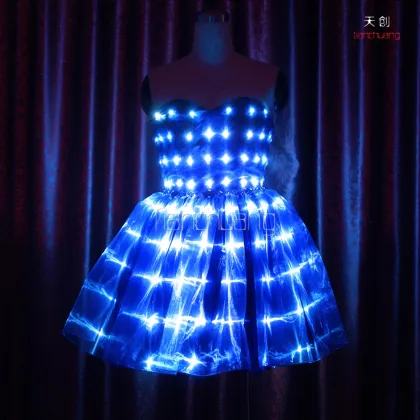 Programmable Light Led Dance Dress Lyric Dancing Dresses