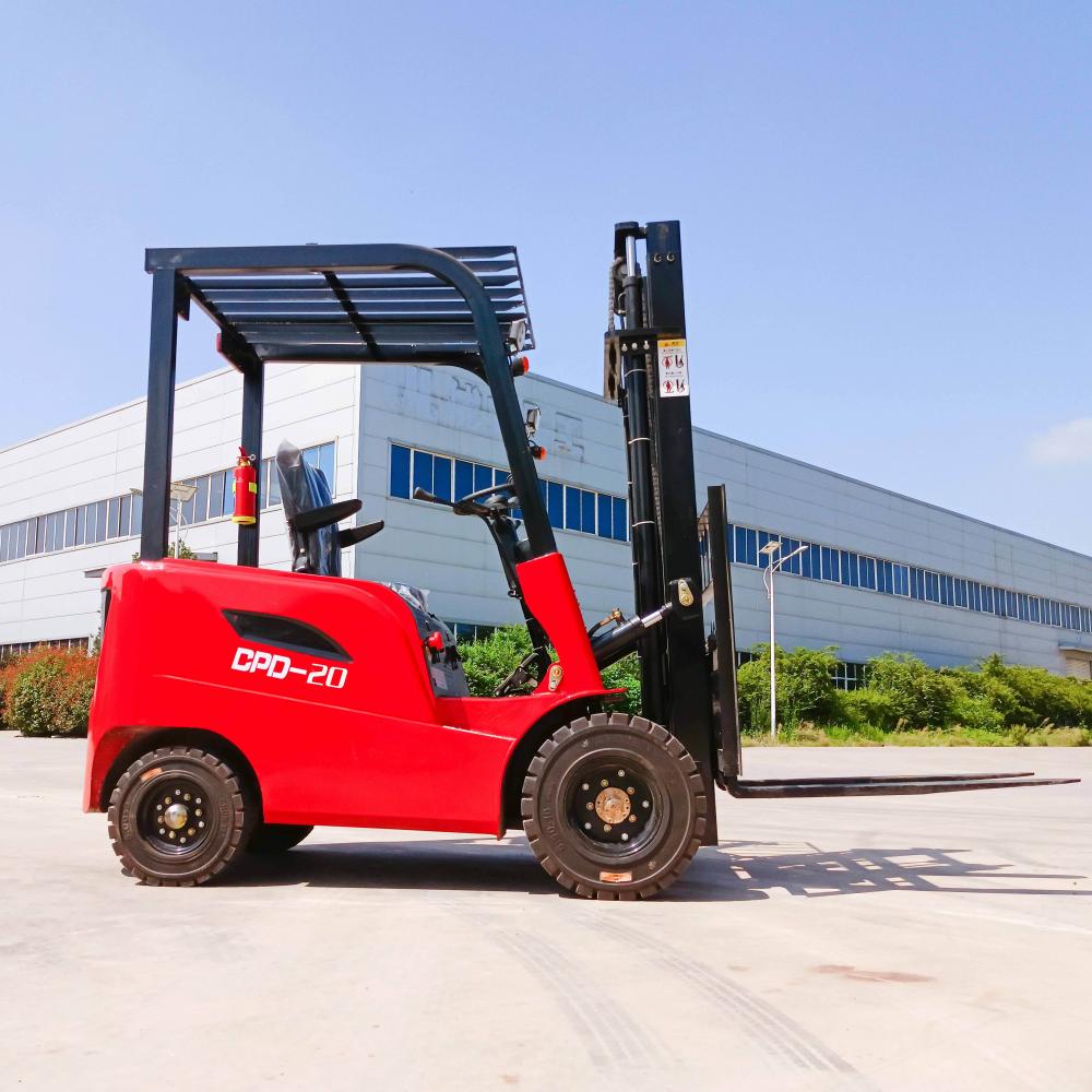 4 Wheels 3 ton electric forklift with CE