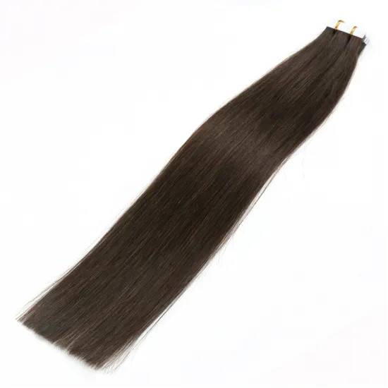 Wholesale Double Drawn Skin Weft Tape Remy Hair Natural Invisible PU Tape In Human Hair Extensions