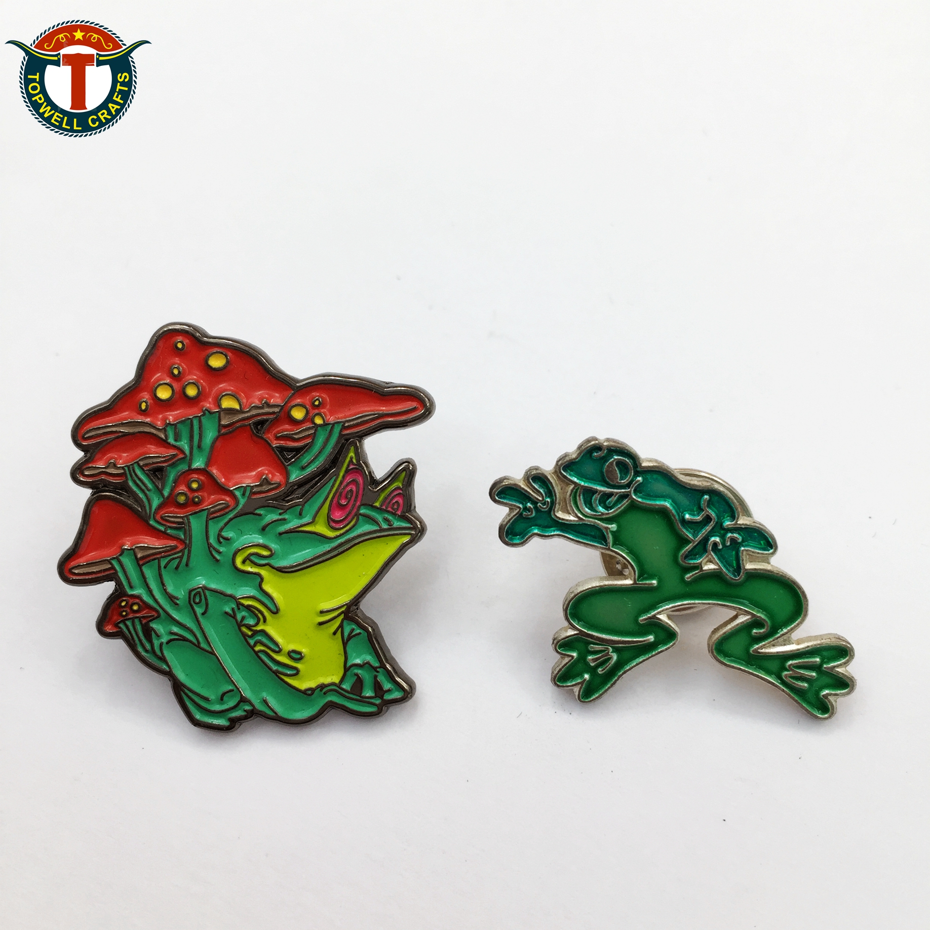 New Design Factory Cheap Letter Logo Custom Soft Enamel Award Brooch Lapel Pins6