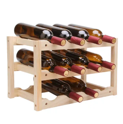 Healthy competitive price bamboo wooden wine holder