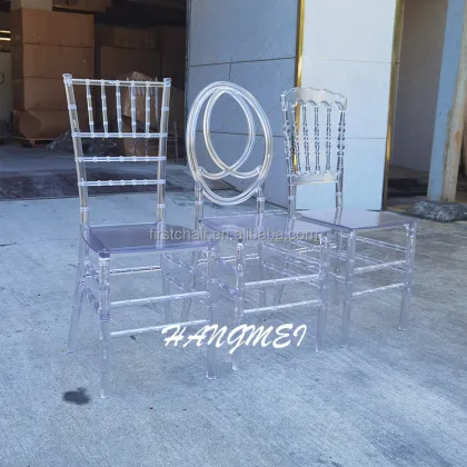 China Factory Wholesale Popular Resin Integral Wedding Hall Crystal Chair
