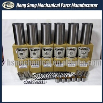Very good quality excavator engine parts 6BG1 cylinder liner kit