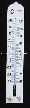 Plastic Pannel Glass Thermometer