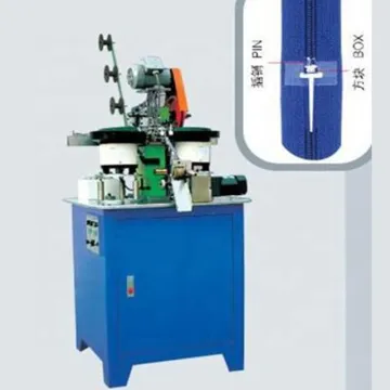 Nylon Zipper Making Equipment: Auto Pin Box Fixing Machine