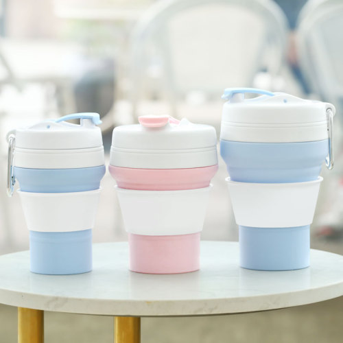 Foldable Mug Custom Travel Coffee Mug Silicone