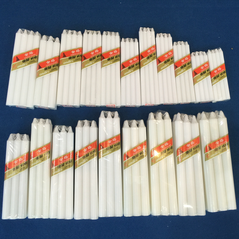 Africa Usa White Stick Benin Candle Bougies Velas