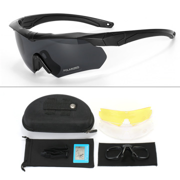 Tactical Polarized Goggles X7 Set - Windproof Sports Goggles for Camping and EDC
