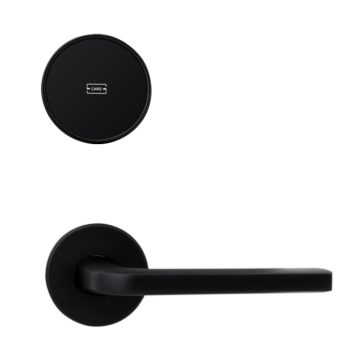 Aluminum alloy matte black hotel split lock