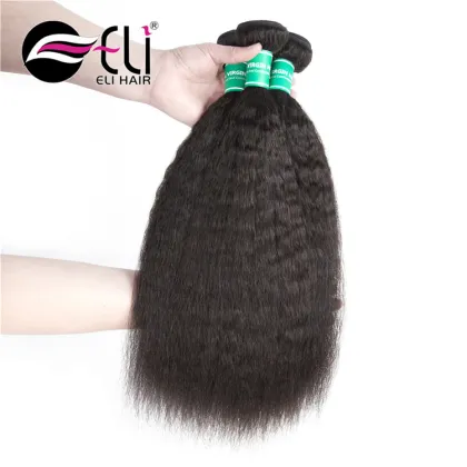 Quality Mongolian Kinky Straight Hair Weft Hair Extensions,Tangle Free Hair For Weaving