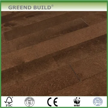 Brown Smooth engineered wood flooring