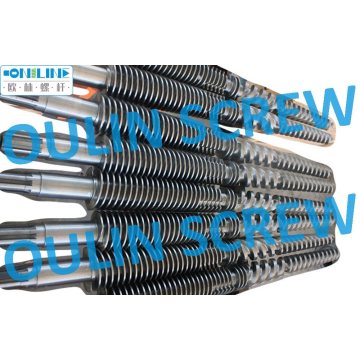 PVC Machine Screw and Barrel, Twin Conical Screw Barrel