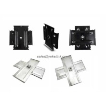 Keresztlemez horgony feketére festett/tűzi horganyzott