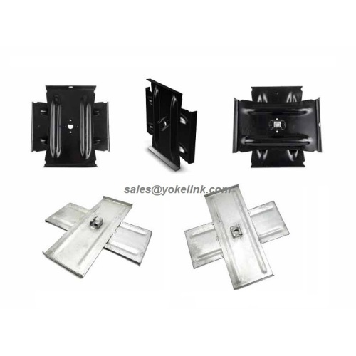 Salib plat anchor hitam dicat/ panas beralvani