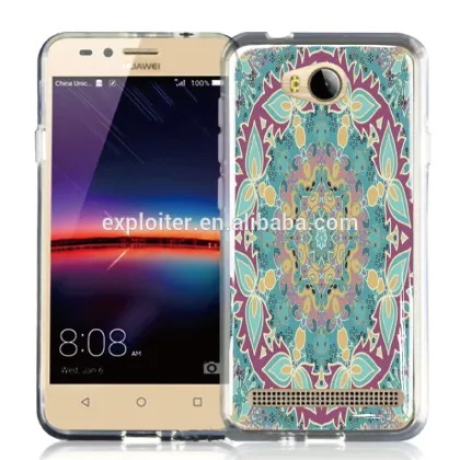 Wholesale custom print epoxy back cover for huawei y3ii phone cover