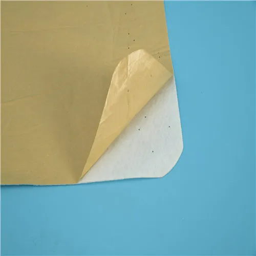 Can be customized back glue needle pierced cotton