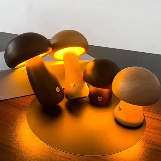 Decorative Mushroom LED Table Lamps for Bedroom, Side Table, Study, Dining & Indoor Use