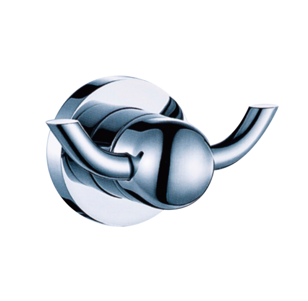 Double robe Hook Chrome