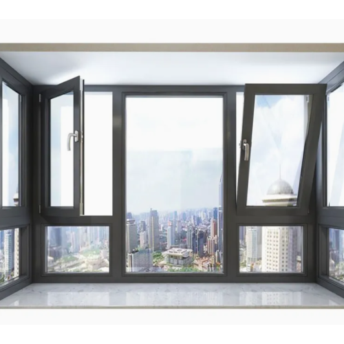 German standard Aluminum Tilt and Turn Windows