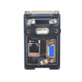 RJ45 USB D-Sub Industrial Front Painel Interface Socket