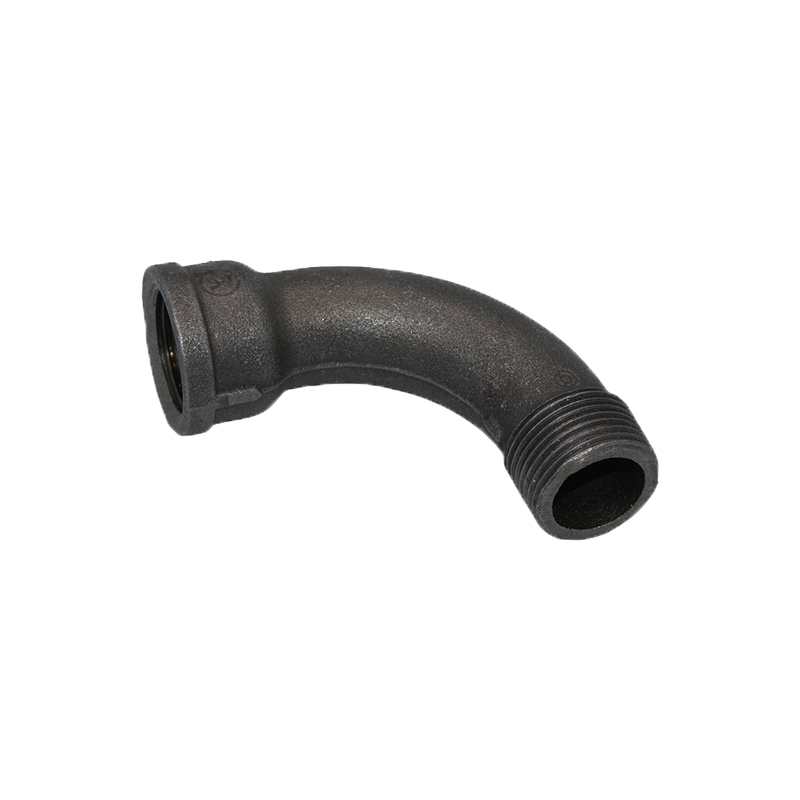 90° galvanized inner and outer wire long moon elbow pipe fittings