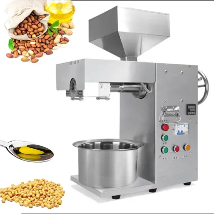 Food Grade Stainless Steel Cold Press Peanut Oil Press Machine