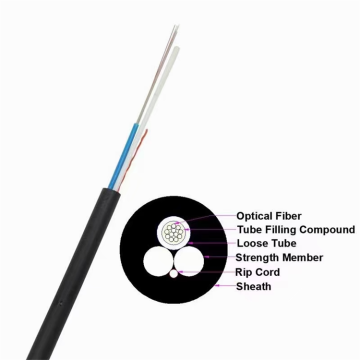 80m 120m span Mini ADSS fiber optical cable