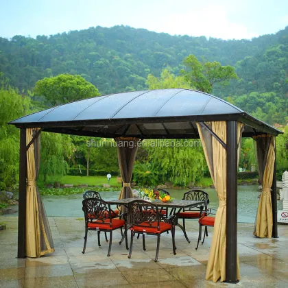 Outdoor Aluminum Beach Parasol Stand Umbrella for Advertising in Gardens