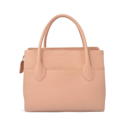 Medium Satchel Tote Two Tone Body and Handle