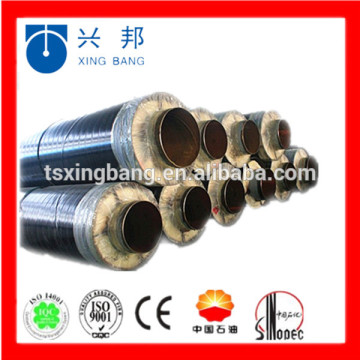 glasswool insulated 16bar pressure high temperature steam insulation pipe
