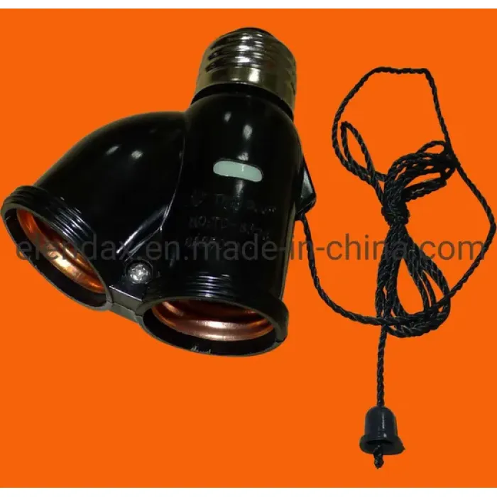 Индонезия E27 Бакелитовая одинарная цоколь для лампы (H5025)