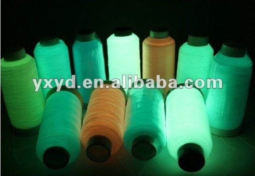 glow in the dark thread and fibre/photoluminescent thread