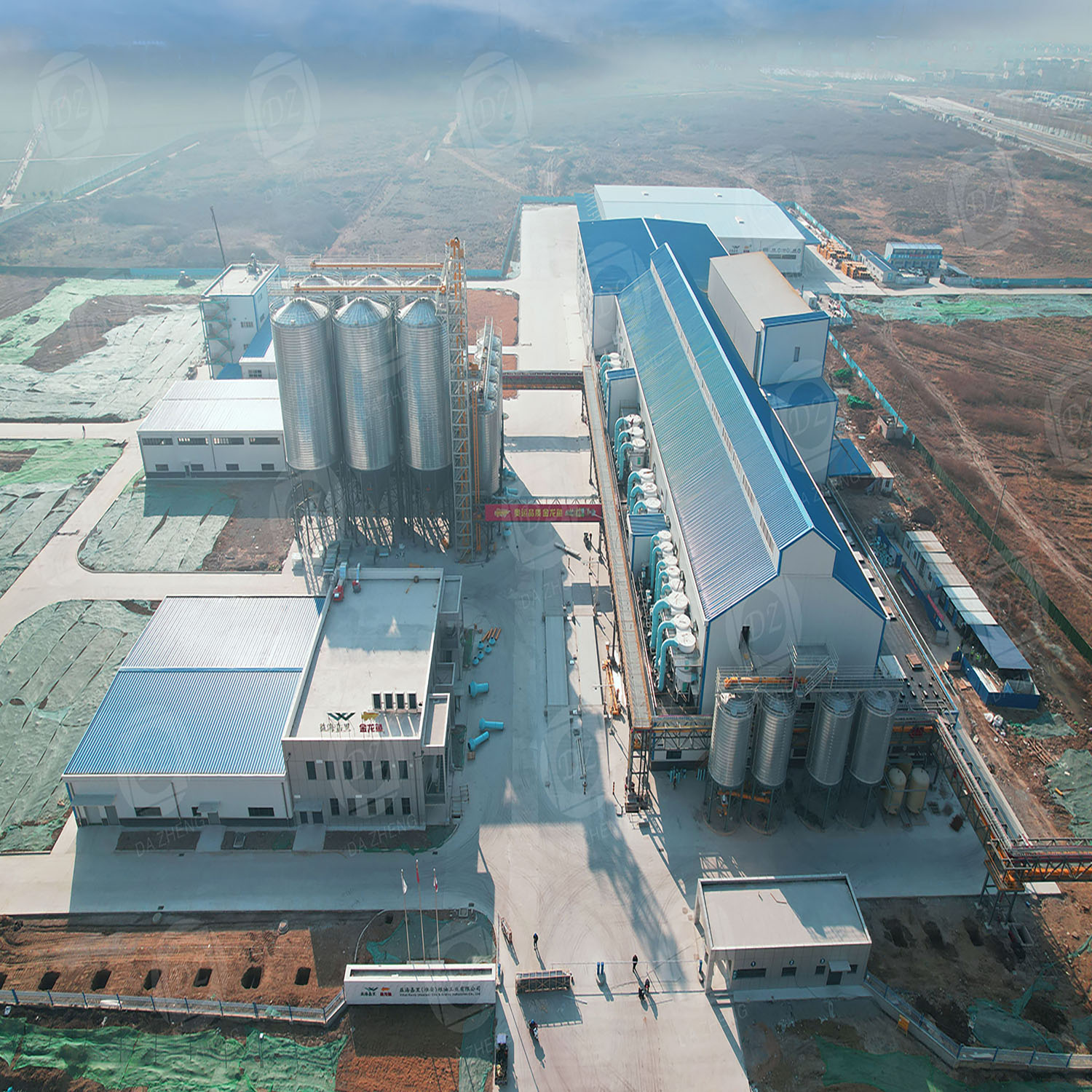 Cement transit silo steel plate silo