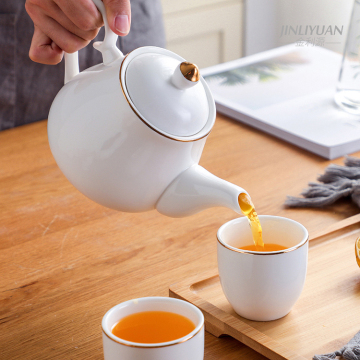 High Quality Handmade Ceramic Teapot Set 1000ml - Eco-Friendly Japanese Modern Design
