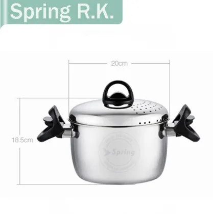 Multifunction Stcok Pot Decorated Thermal Cooking Pot With Lid