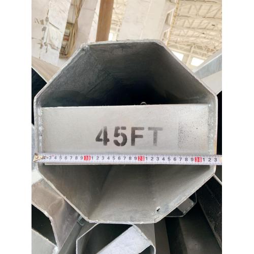 Nea Standard Distribution Pole 45FT hot dip galvanized steel pole Manufactory