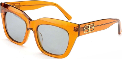 C2 Acetate Optical Frame Transparent Orange