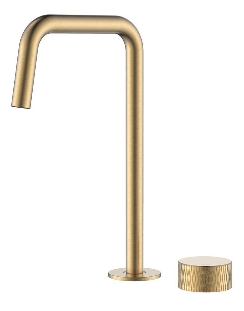 Long Neck 2 Holes Hot And Cold Copper Bathroom Brass Wash Hand Basin Mixed Tap Faucet