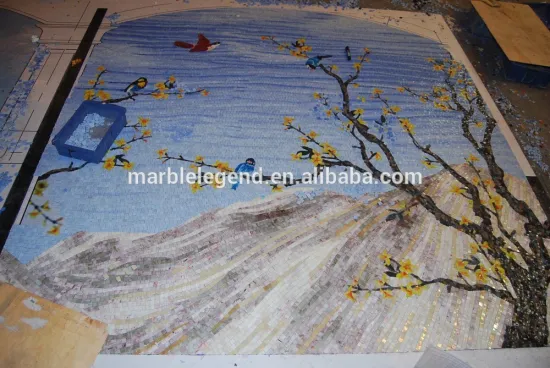 Stone Mosaic Tile and Customized Mosaic Pattern Murals Carpet with Great Design