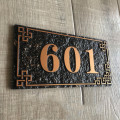 House number European-style door sign, custom-made apartment door number Villa door panels any letter, symbols, house Hotel