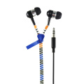 Zipper Metal Tai nghe stereo Bass Chạy thể thao Earbuds