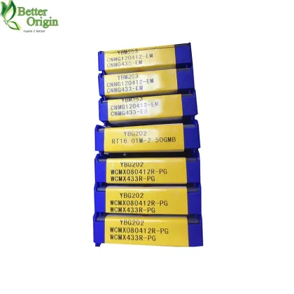 Best Selling ZCC-CT Carbide Inserts WCMX080412R-PG YBG202