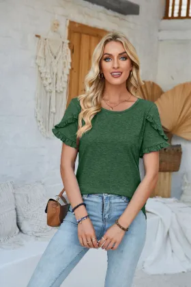 Summer Loose Short sleeved T-shirt for Women