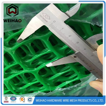 Plastik Windbreak Emanet örgü/yeşil renk altıgen delik