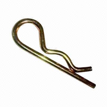 Hair cotter pin, made of steel or stainless steel
