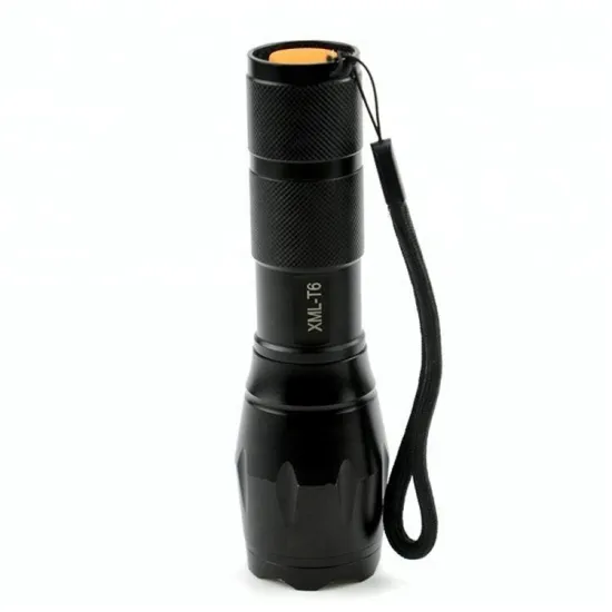 Aluminium Waterproof Hunting Torch: 18650 Rechargeable XML-T6 LED Flashlight