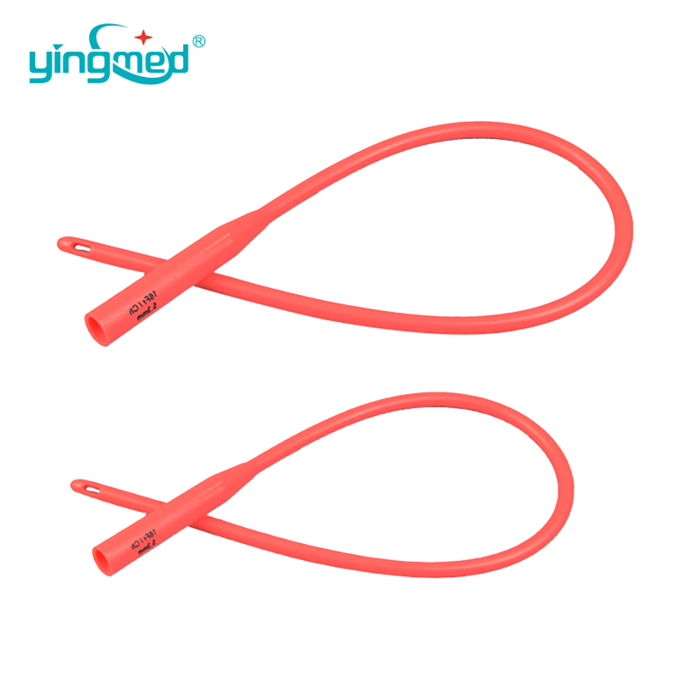 Urethral Catheter Red Latex 1