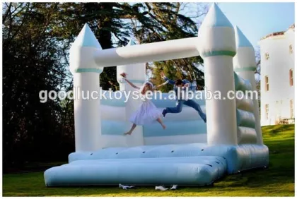 wedding inflatable white bouncy castle for adult